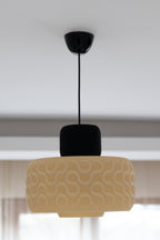 Modern Dalga Desenli 3D Tasarım Avize – E27 Duy Uyumlu, Şık Dekoratif Tavan Aydınlatma