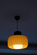 Modern Dalga Desenli 3D Tasarım Avize – E27 Duy Uyumlu, Şık Dekoratif Tavan Aydınlatma