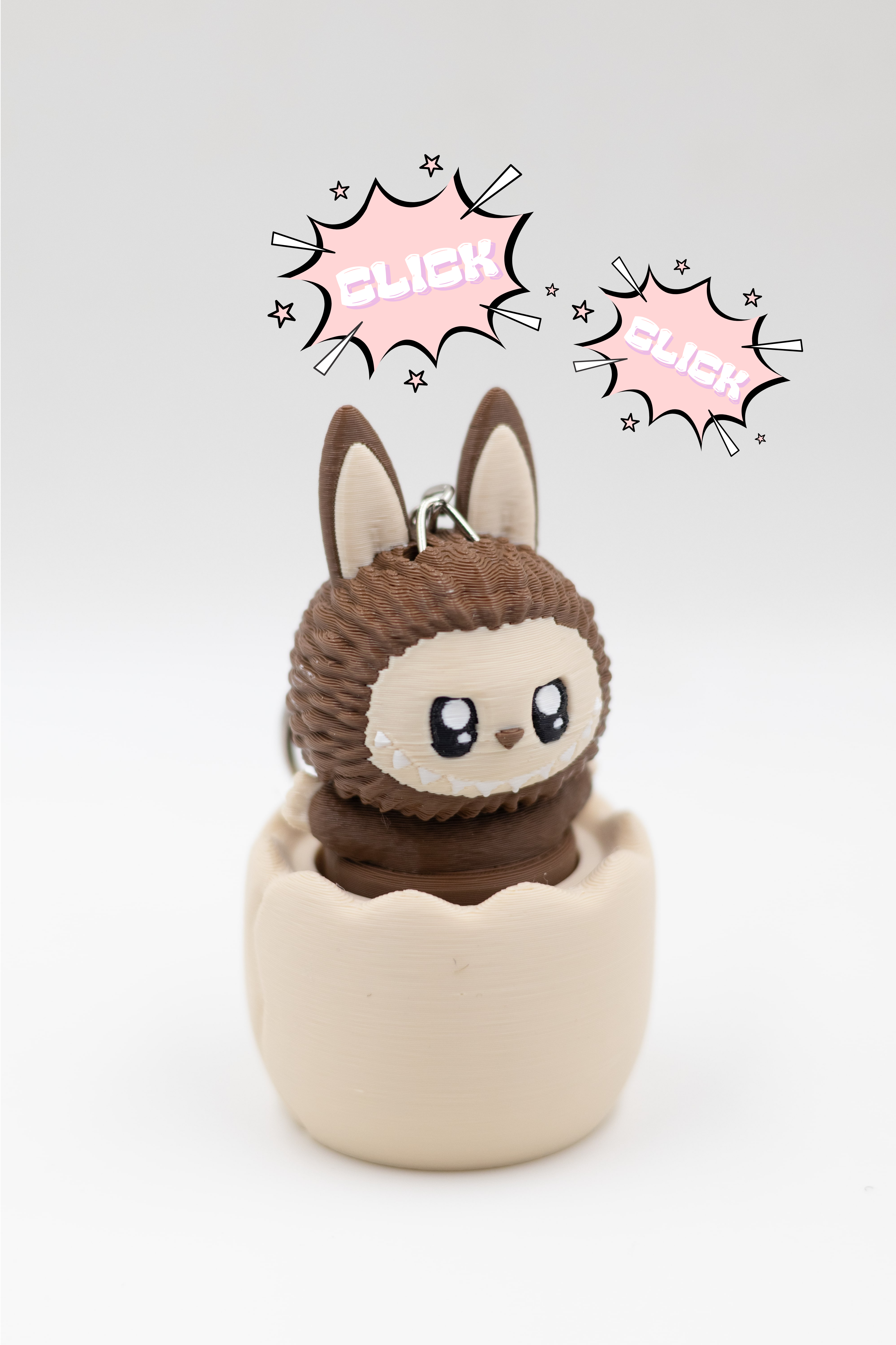 Labubu Clicker Anahtarlık