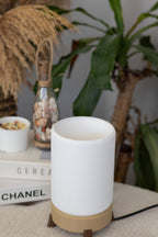 Silindir Dokulu Modern Masa AbajurU (Ampul Dahil Değildir)