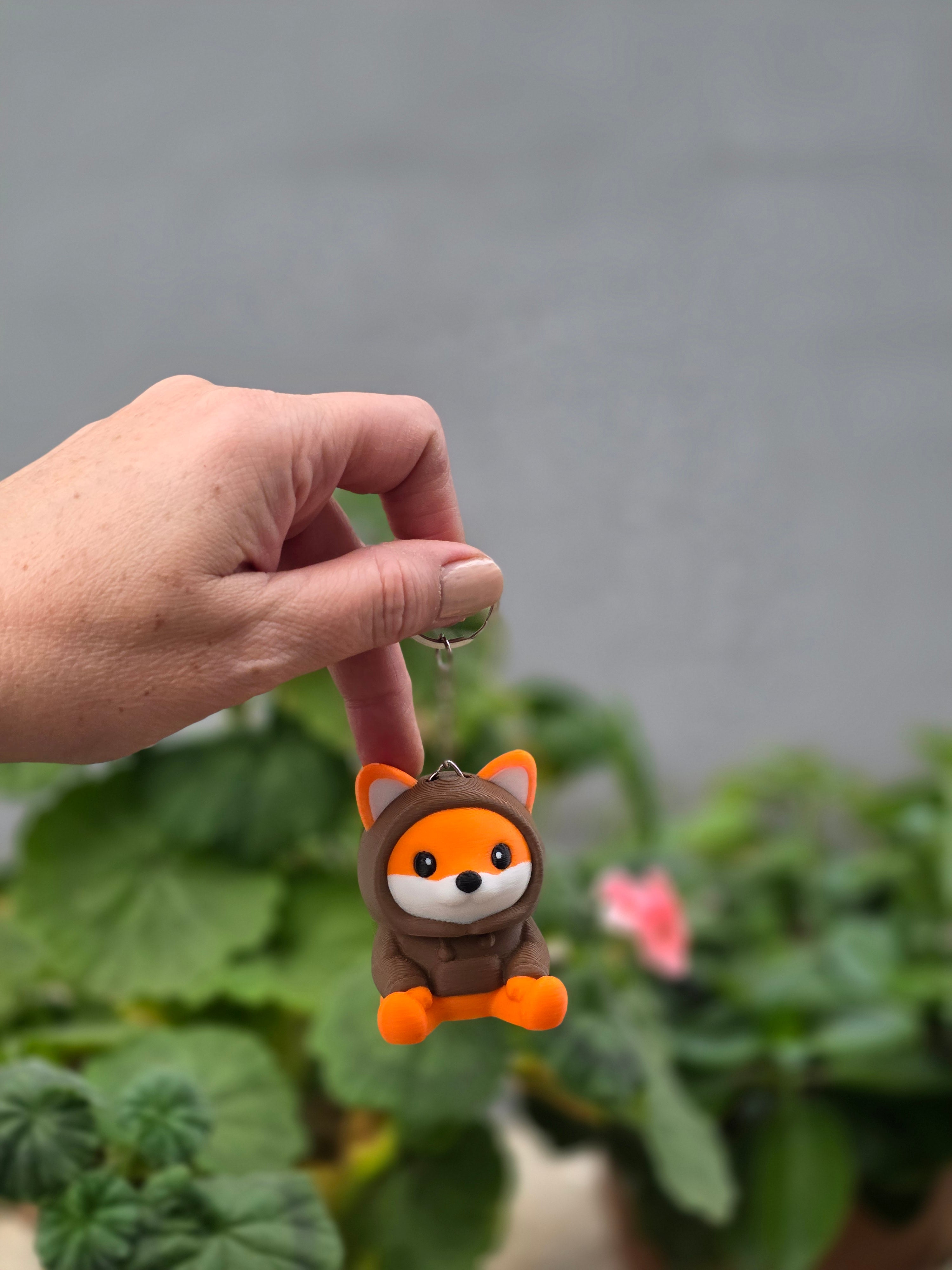 Tilki Clicker Anahtarlık – Sevimli Fox Figür