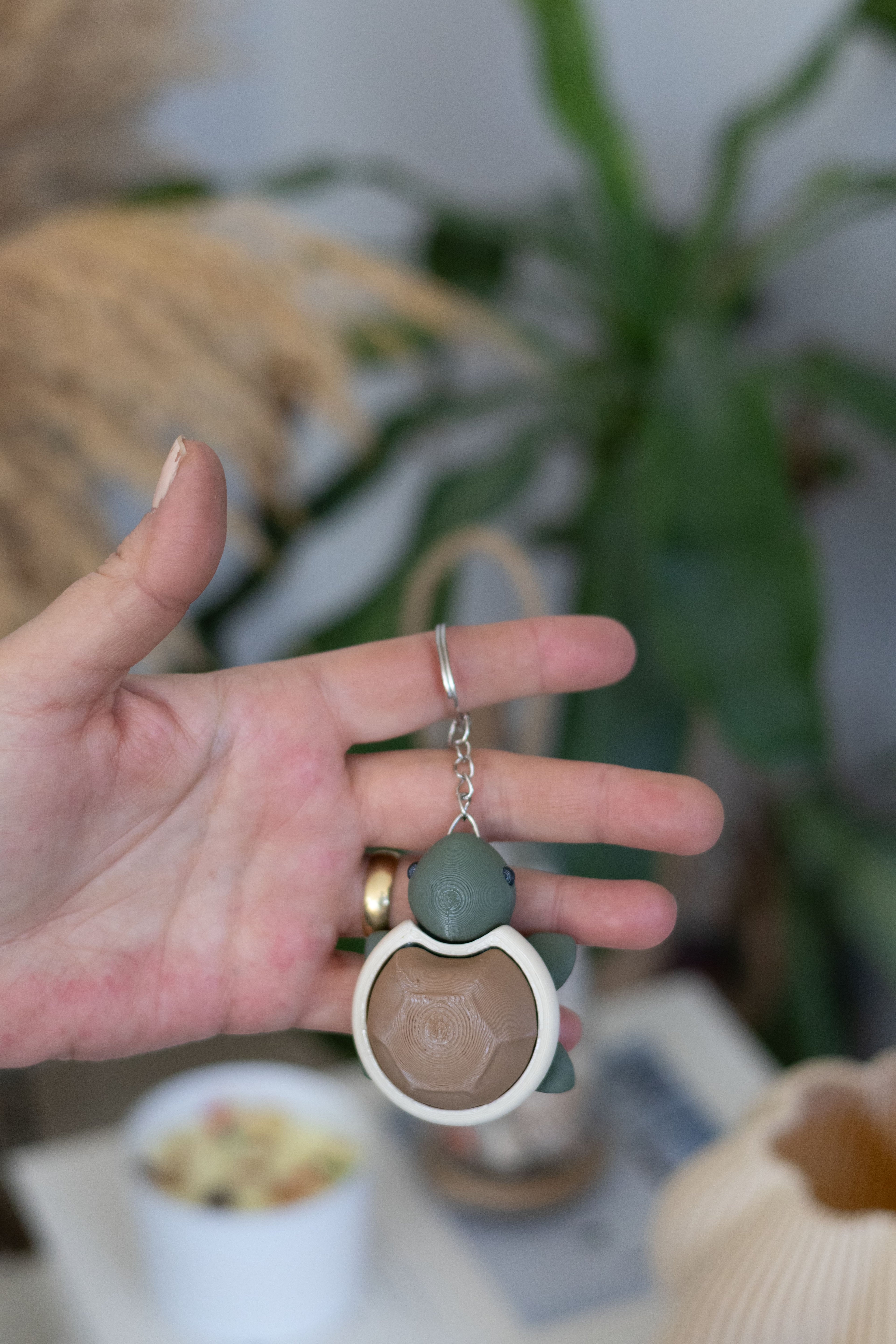 Kaplumbağa Clicker Anahtarlık – Stres Giderici Sesli Buton